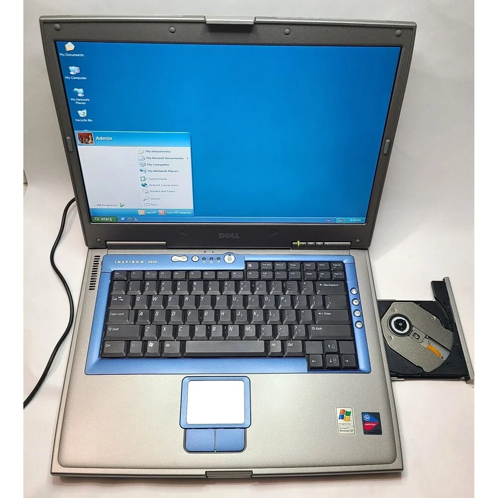 Dell Inspiron 8600 15.4 Laptop Pentium M 1.60GHz 512MB RAM 40GB Windows XP /READ